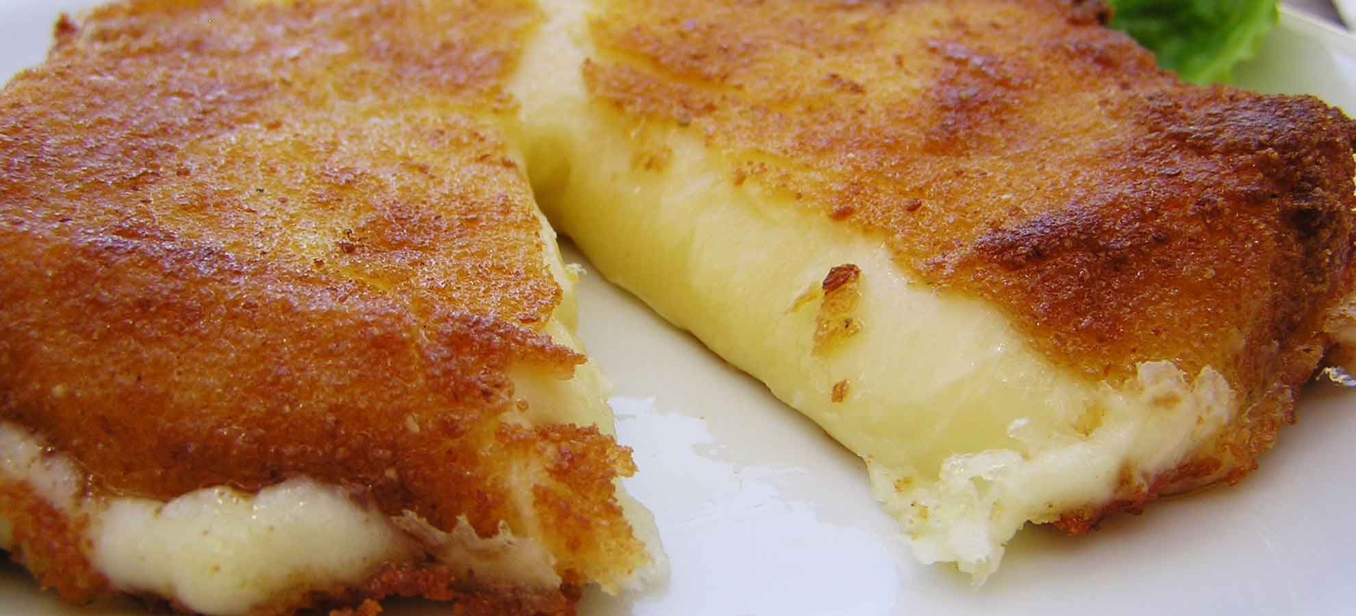 formaggi al forno impanati