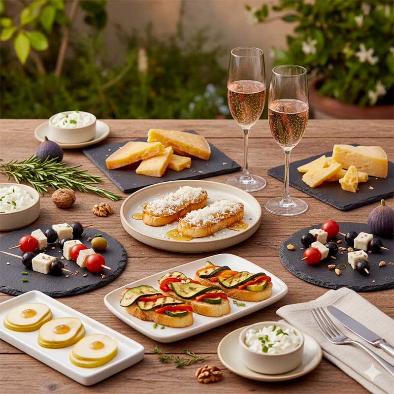 formaggi da aperitivo